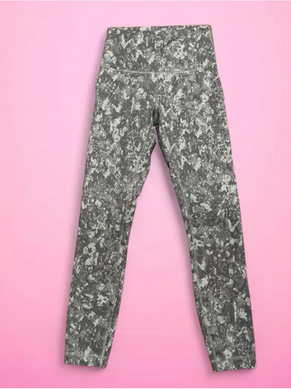 🩶lululemon athletica Gray Marble Print High-Rise Leggings